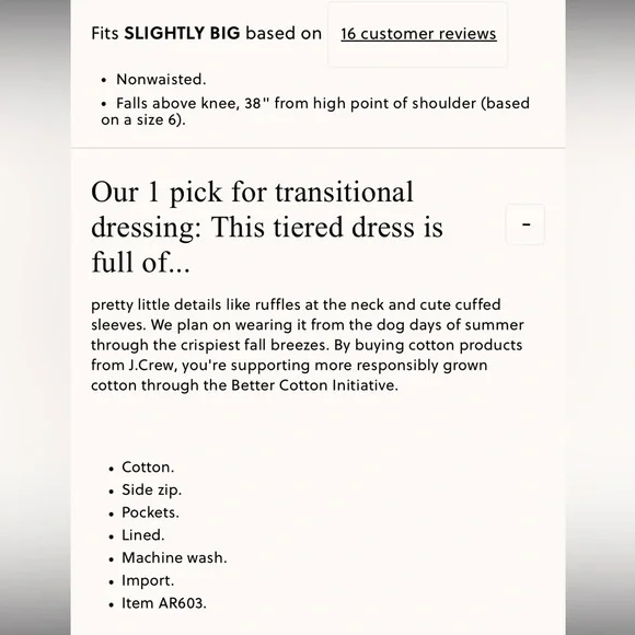 Sz large NWT J. Crew ruffle tiered popover dress black - Picture 15 of 16